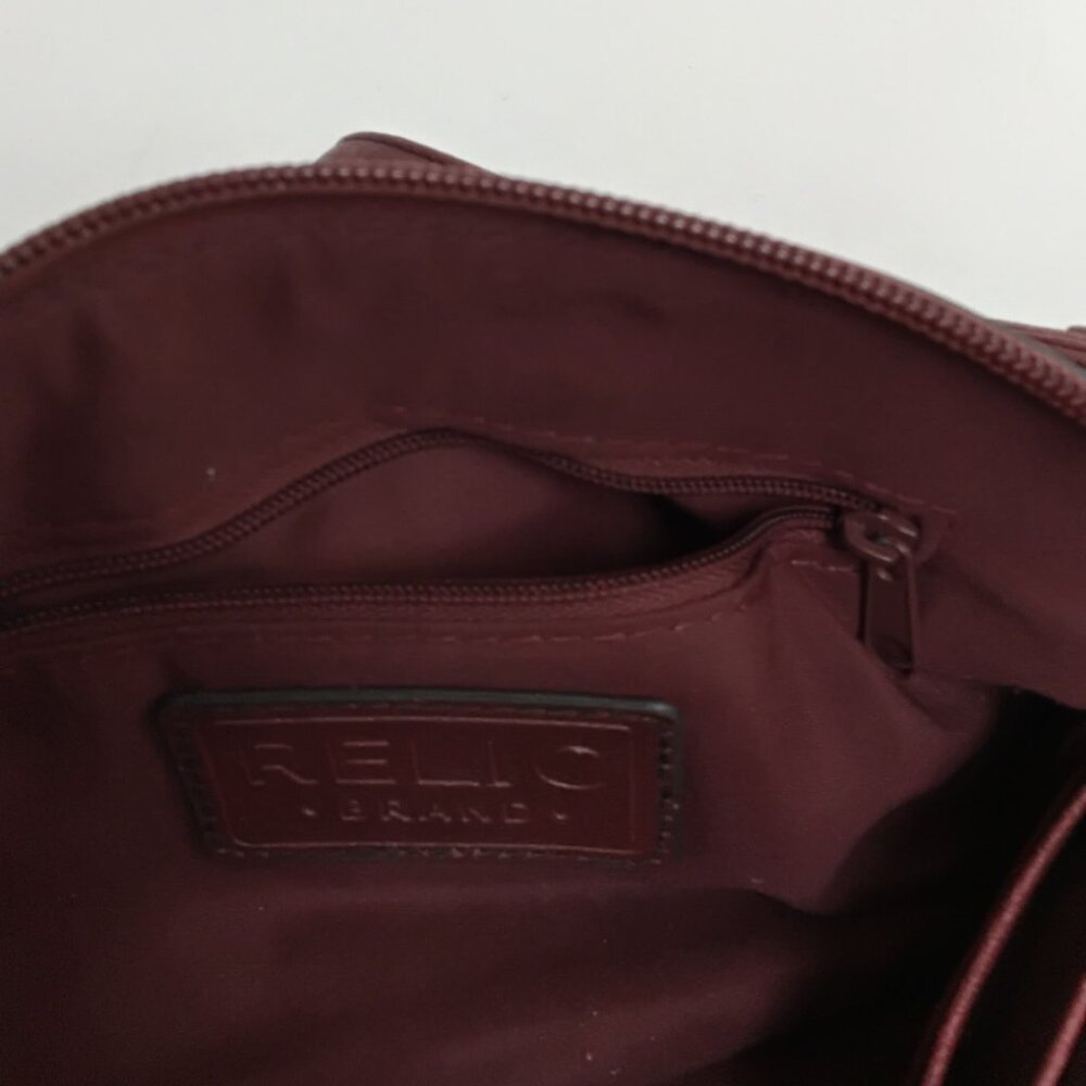 Relic Clutch / Wristlet Burgundy / Red brown coloring - Picture 5 of 9